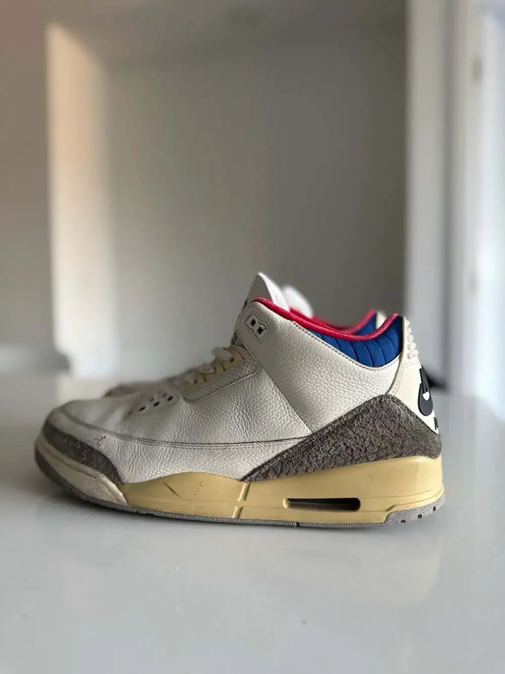 Air Jordan 3 Retro Seoul 2.0 Sneakers White/Gym Red-Blue-Grey